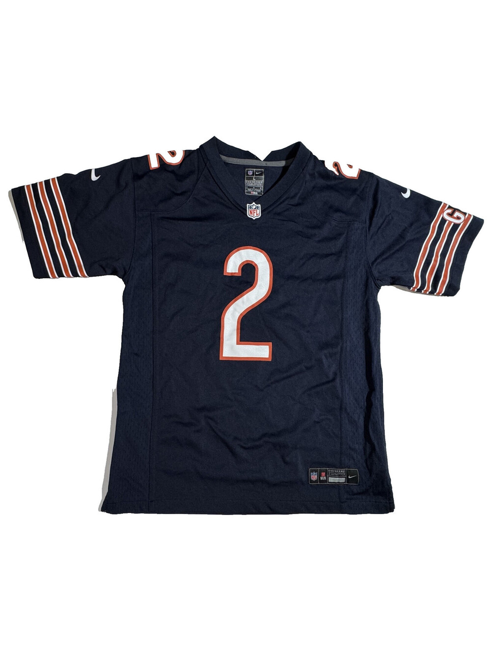 Nike D.J. Moore #2 Chicago Bears Navy Jersey Youth / Boys Size L (14/16) NWT